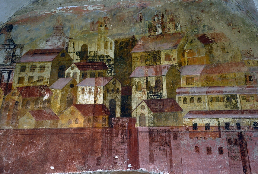 <p>Tytuvėnų bažnyčios kiemelio siena. Fantastika</p>
