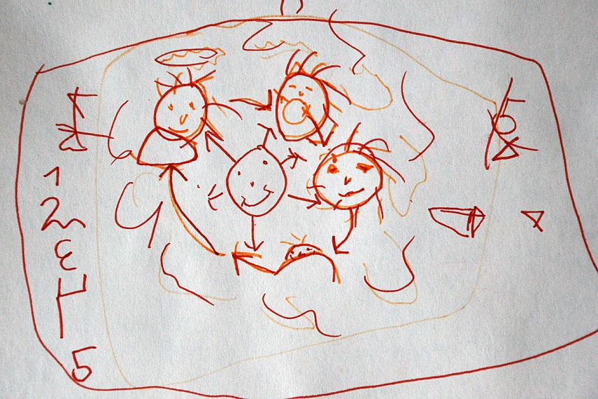 <p>Sofijos iliustracija eilėraščiui &quot;Saulė ilsis&quot;</p>
